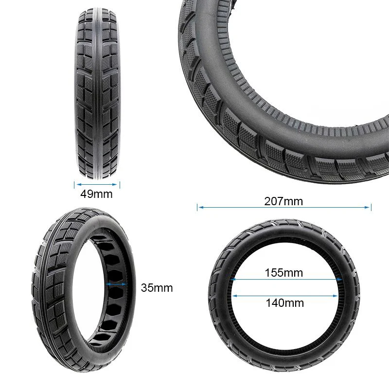 Συμπαγές Ελαστικό 8.5x2-6.1 για Ηλεκτρικά Πατίνια