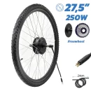 Ηλεκτρικός Τροχός Ποδηλάτου 27,5" 250W (Freewheel)