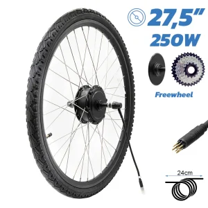 Ηλεκτρικός Τροχός Ποδηλάτου 27,5" 250W (Freewheel)